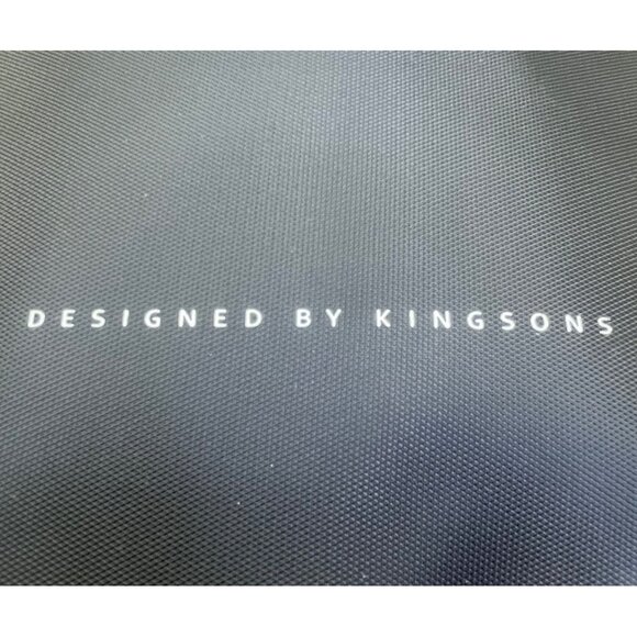 Kingsons Men’s Black Nylon With USB Charging Port Stylish Design Laptop Backpack - Picture 8 of 13